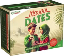 Muslim Charity Medjoul Dates 800g - Ramadan Date Gift Box 18.74 per kilo