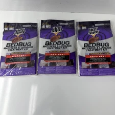 3 X HOT SHOT Bedbug Mattress/Luggage Treatment Kit All Mattress Incl. King