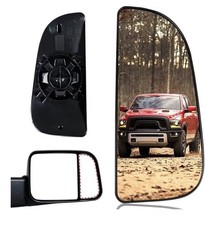 Passenger Right Side Lower Mirror Glass Replacement  For 2010-2020 Dodge Ram 1500