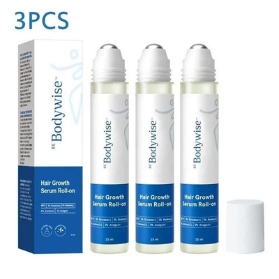 #ad 3 Pack Hair Growth Serum – Be Bodywise 3% Rosemary 3% Redensyl 25ml Roll On $20.28