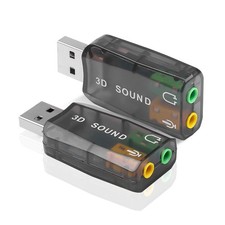 USB Sound Card External Sound Card USB to 3.5mm Interface Stereo Audio Adapter