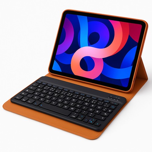 Tablet Tasche für Apple iPad Keyboard / Tastatur QWERTZ - für alle Modelle ! - Picture 48 of 52