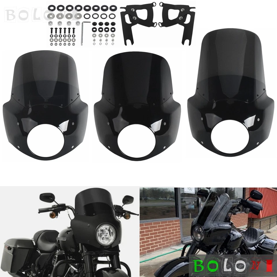 Headlight Fairing Windshield For Harley Road King Special FLHRXS FLHR 1994-2025 - Image 2 of 4