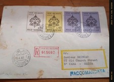 POSTE VATICANE COVER / STAMPS  1963