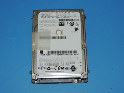 655-1548A Fujitsu SATA 2.5'' 500GB HDD Hard Drive MJA2500BH FOR APPLE