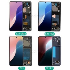 For Samsung Galaxy S21 Ultra/S21 /S21 FE OLED LCD Touch Screen Replacement Lot