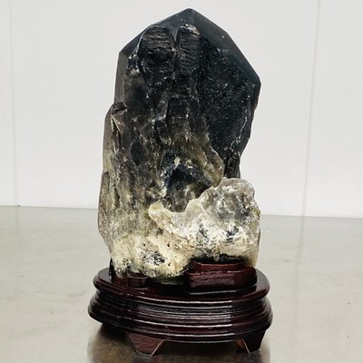 Natural Black Crystal Specimen Quartz Crystal Specimen Healing 4280g