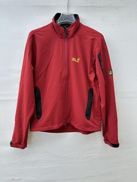 Men Jack Wolfskin Jacket Burgundy Polyamide 38 / M