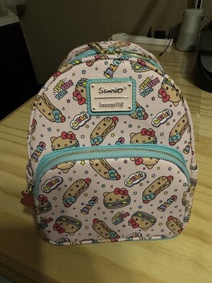 Hello Kitty Loungefly Vinyl mini Backpack Sanrio  New with Tags brand new