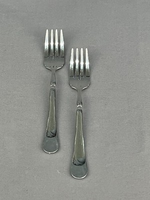 2 Christofle France OASIS Capricorne Stainless 6 5/8'' Salad Forks
