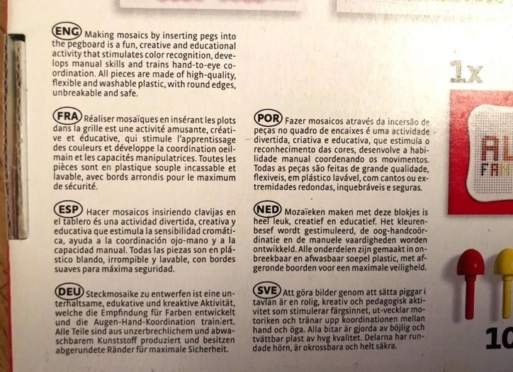 Fanta Color Basic, Quercetti, vollständig