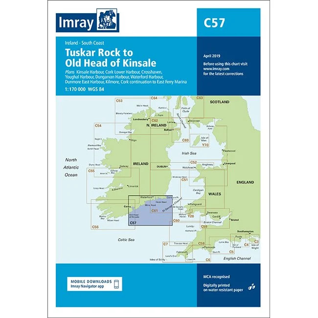Imray Chart C57: Tuskar Rock to Old Head of Kinsale (Latest Edition) - Image 6