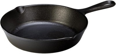 Seasoned Cast Iron Skillet Non Toxic Cookware with Oven Stove Grill Campfire 