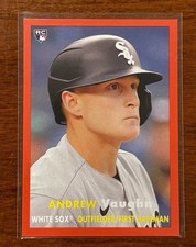 2021 Topps Archives 1957 Topps Red /75 Andrew Vaughn #48 Rookie RC
