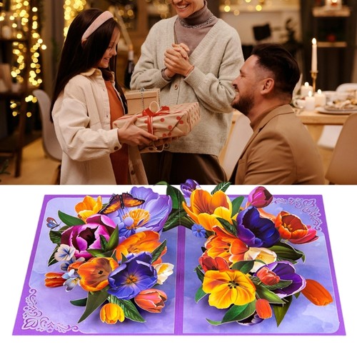 Surprise Popup Birthday Cards with Vibranting Color Accessory for Men and Women - Picture 7 of 8