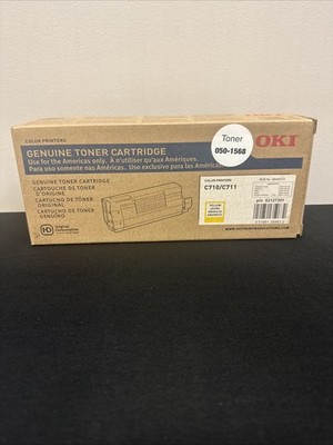 Oki 52127301 Ink Genuine Toner Cartridge Yellow C710 C711 For Color Printer
