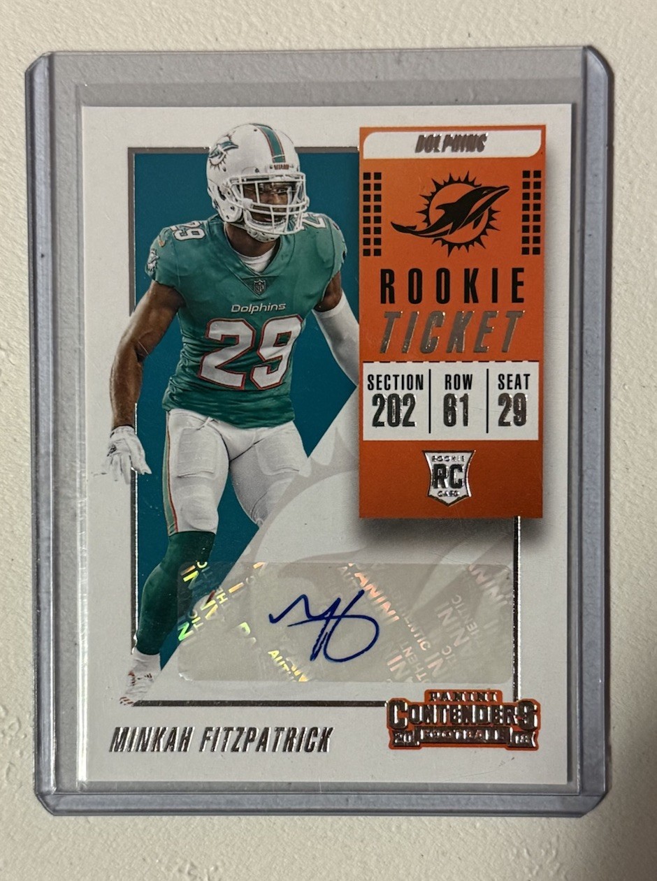 2018 Panini Contenders - Rookie Ticket Autograph Minkah Fitzpatrick #147