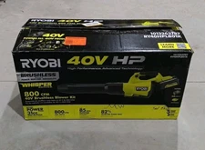 RYOBI 40V HP Brushless Whisper Series 800CFM Cordless Blower (Tool Only) NEW