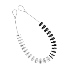 Nut & Bolt Thread Checker - 26 Male/Female Gauges - 14 Inch & 12 Metric for Quic