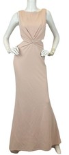 Lulus Cutout Twist Front Maxi Dress Sleeveless Stretch Lined Peach Sexy Sz S