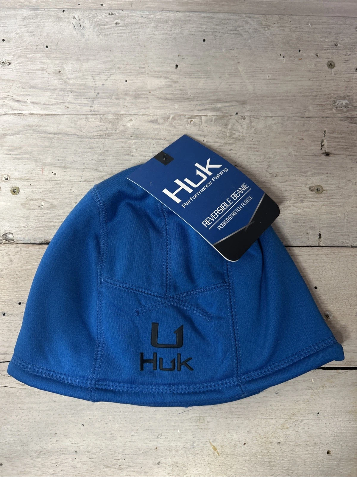 Huk Performance Powerstretch Windproof Reversible Beanie OSFM NEW H3000292 (x)