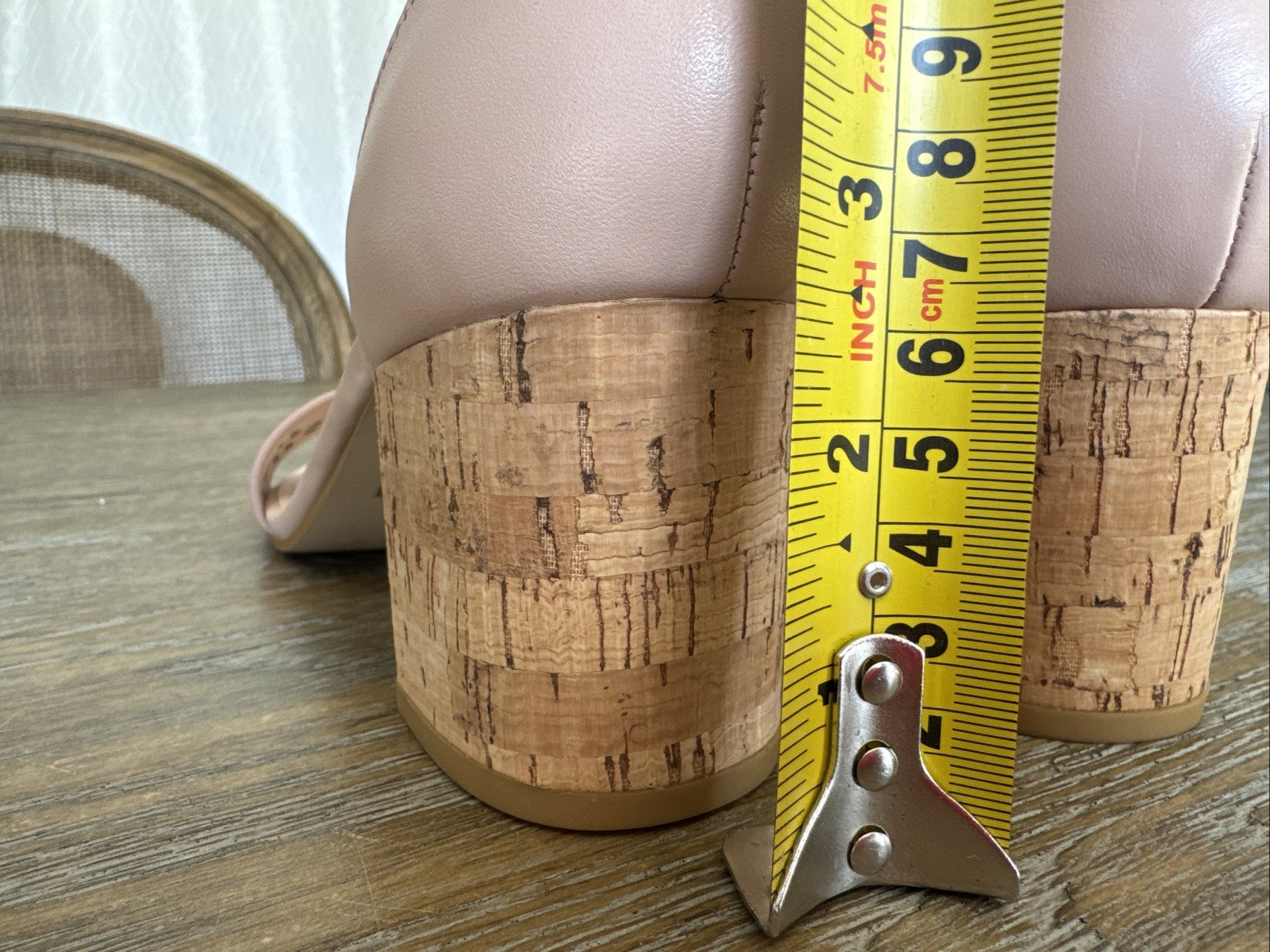 Kate Spade 9 Open Toe Heels Sandals “ Wednesday” Light Beige Leather New(other) thumbnail 5