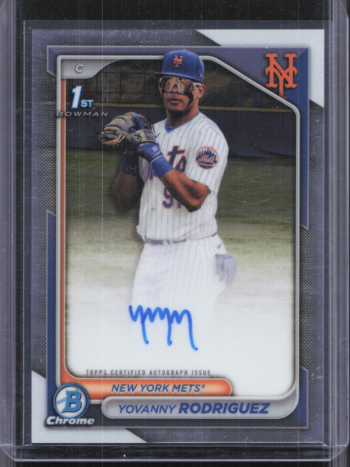 2024 Bowman Chrome #CPA-YR Yovanny Rodriguez 1st Prospect Auto