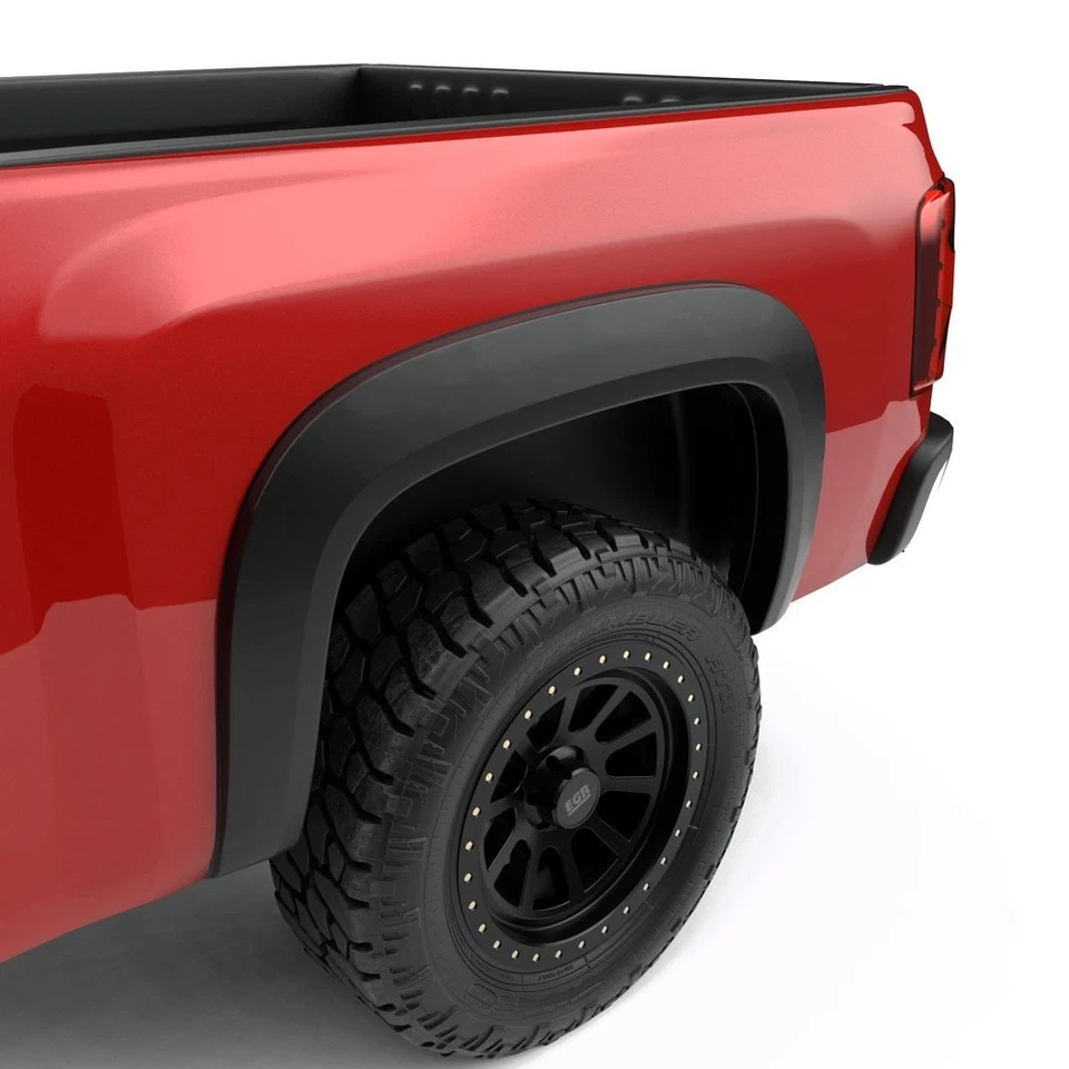 For Chevy Silverado 2500 HD 07-14 EGR Rugged Black Front & Rear Fender Flares - Image 4 of 4