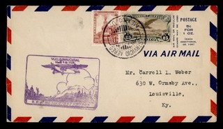 DR WHO 1929 MEXICO FIRST FLIGHT TO MATAMOROS R24770