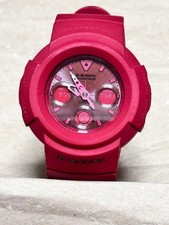G-Shock AWG-M535C-4AJR 35th Anniversary Red Combo Analog Digital Used G1007