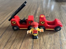 BRIO 33542 Lights  Sounds Fire Trucks for Wooden Railway Trains