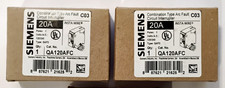 2 x Siemens QA120AFC 20-Amp Single Pole 120v Plug-On Combination AFCI Breaker