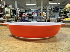 PYREX Red Pixie Au Gratin Dish 