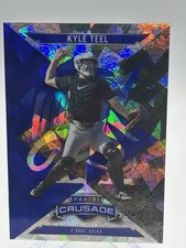 2025 Panini Crusade - Crusade Kyle Teel, Kyle Teel #86 Blue Cracked Ice (RC)