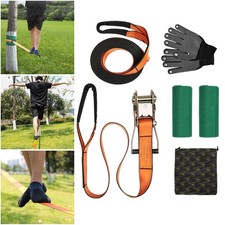 Slackline Kit Training Line for Summer Camping Balance Beginner
