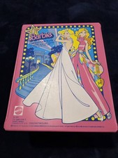 Vintage Mattel Barbie 1977 Pink Fashion Doll Trunk Large Case 13x10x7 1/2