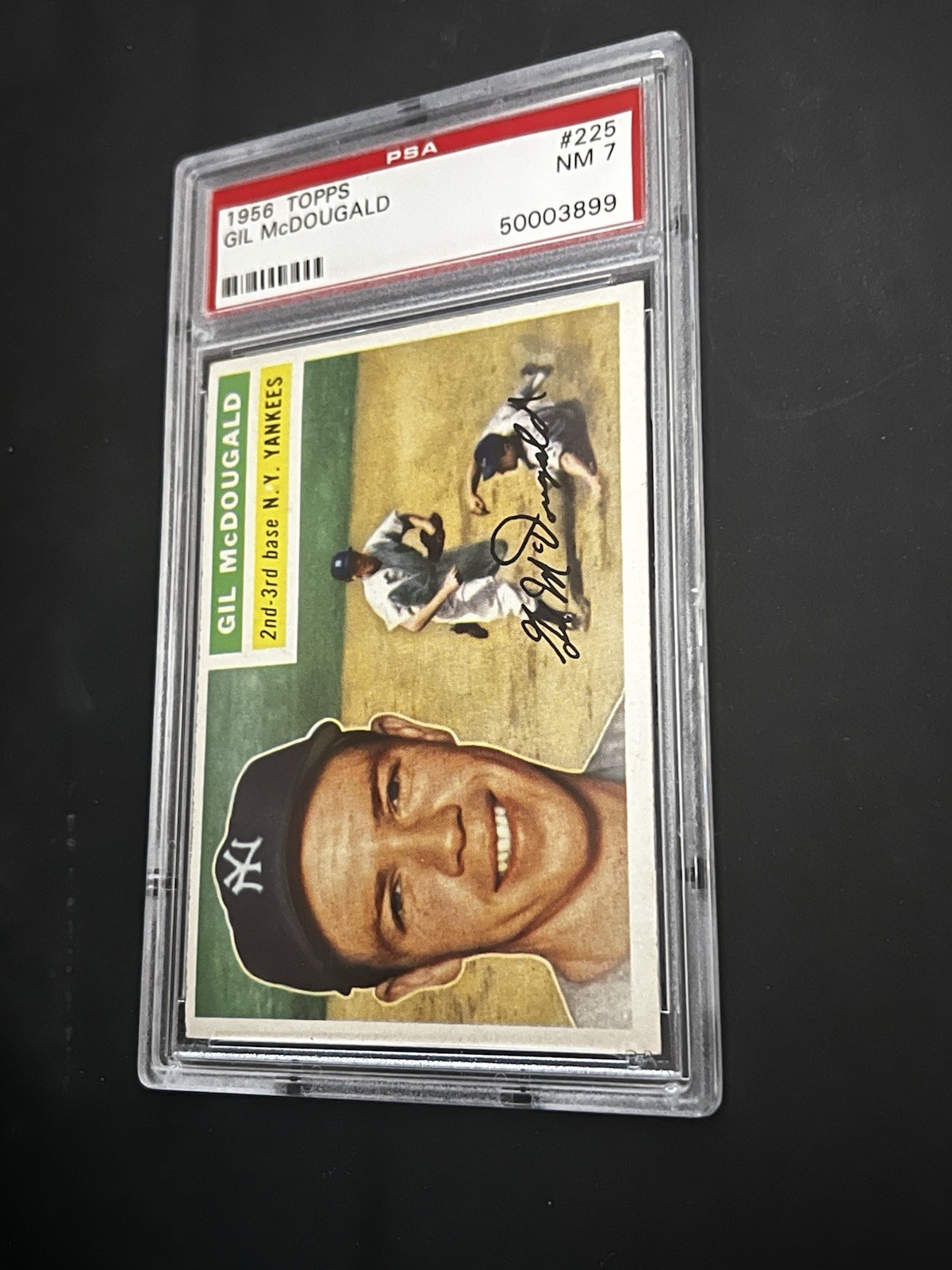 1956 Topps - Gil McDougald #225 PSA 7