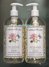 2-Pk CRABTREE EVELYN SUMMER HILL Nourishing HAND WASH 500ml Made in Canada