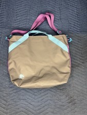 Taco Bell Franchise Employee Messenger Tote Bag Gray Nylon Purple Blue Log