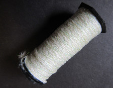 Kreinik Metallics 1/8" Ribbon flat braid #198 PALE GREEN Thread Spool