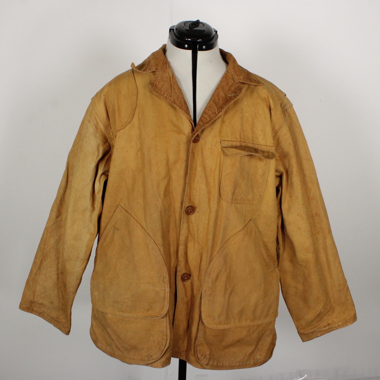 Vintage 60's Black Sheep Brand Hunting Jacket Duck Canvas Barn Utility Coat L