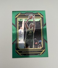 Mercedes Russell 2023 Panini Prizm WNBA Green Prizm #81 Seattle Storm