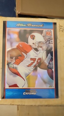2007 Bowman Chrome - Alan Branch #BC85 Blue Refractor /150 (RC)