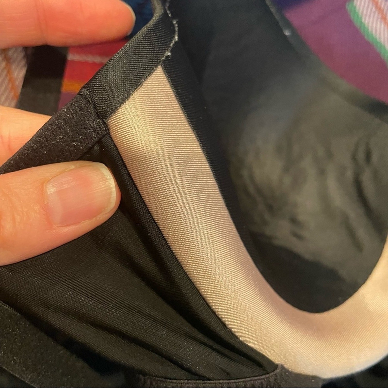 Warners Black Full Coverage Underwire Bra 36B