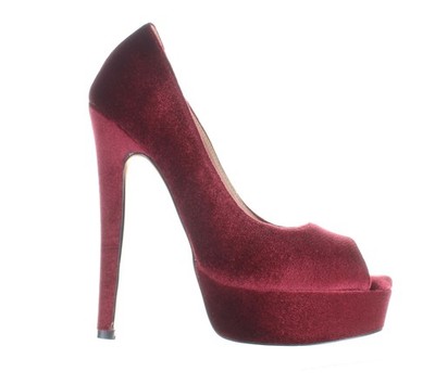 Rag & Co Womens Brielle Burgundy Pumps Size 5 (7744416)