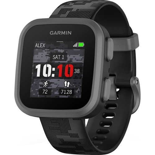 Garmin Bounce Kids Smartwatch Two-Way Text & Voice Message Location Track -Black - Zdjęcie 2 z 12