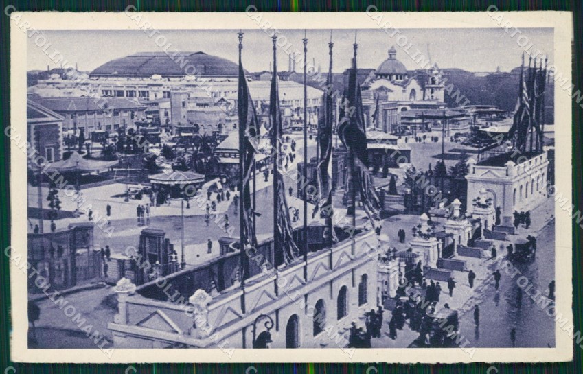 Milano città Fiera di 1928 Ingresso Principale cartolina MT2165