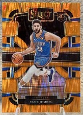 Vasilije Micic RC 2023-24 Panini Select Orange Flash Prizm Card-#315 Oklahoma