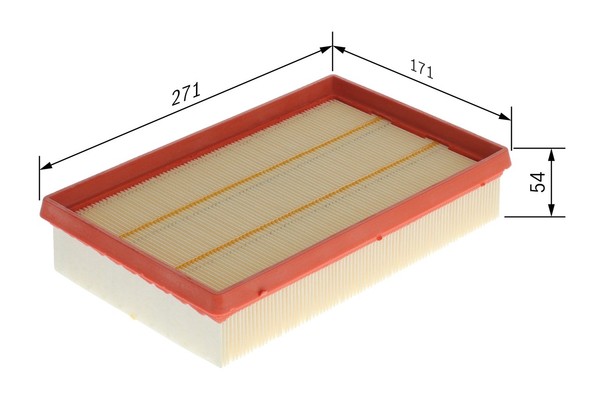 Luftfilter FÜR Fiat Stilo (192 ) - Bosch 1 457 433 152-image