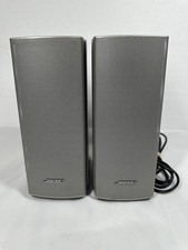 Bose Companion 20 Silver Multimedia Speaker System Set Of 2